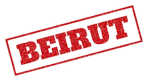 Carimbo de borracha de beirute — Vetor de Stock