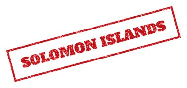 Lastik damgası Solomon Adaları