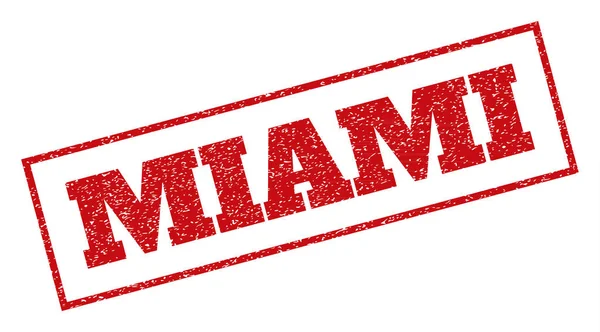 Timbre en caoutchouc Miami — Image vectorielle