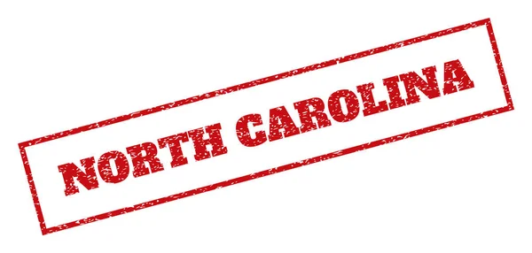 Carolina del Norte sello de goma — Vector de stock