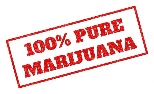 100 Prozent reines Marihuana — Stockvektor