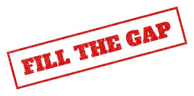 Gap lastik damgası doldurun