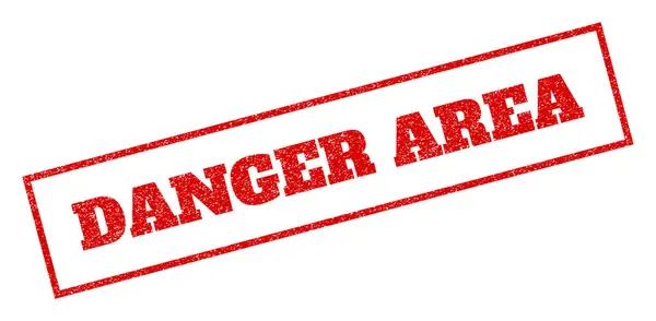 Danger Area Rubber Stamp — Stock Vector