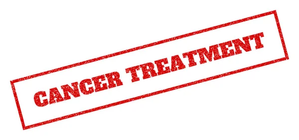 Cancer Treatment Rubber Stamp - Stok Vektor