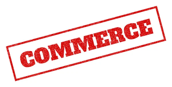 Commerce gummistämpel — Stock vektor