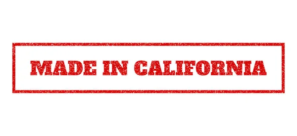 Hecho en California sello de goma — Archivo Imágenes Vectoriales