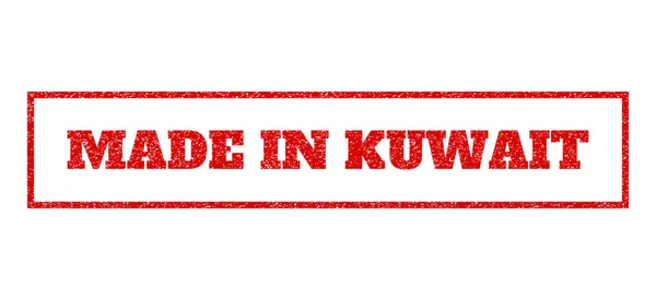 Hergestellt in Kuwait Gummistempel — Stockvektor
