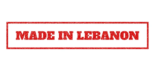 Lübnan lastik damgalamak içinde yapılan — Stok Vektör