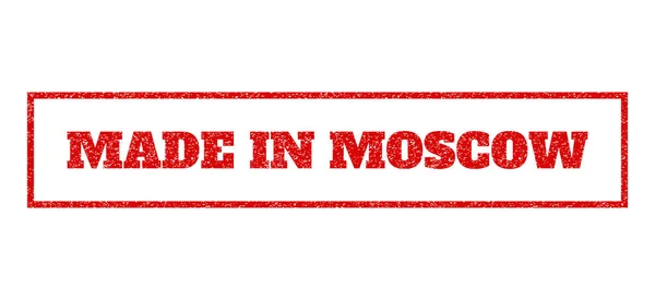 Fabriqué à Moscou tampon en caoutchouc — Image vectorielle