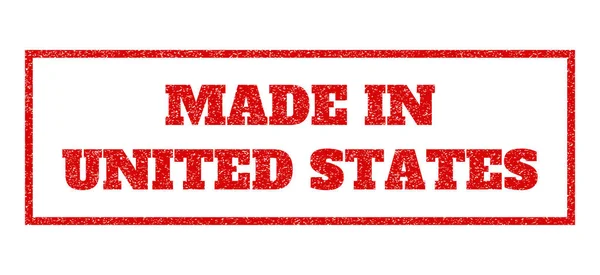 Made In United States Timbro di gomma — Vettoriale Stock