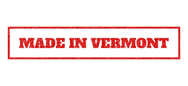 Made In Vermont Rubber Stamp