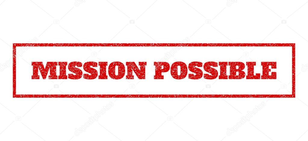 Mission Possible Rubber Stamp