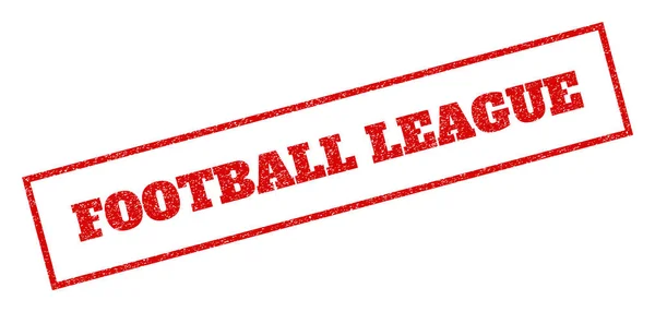 Liga de fútbol sello de goma — Archivo Imágenes Vectoriales