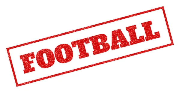 Ποδόσφαιρο καουτσούκ σφραγίδα — Διανυσματικό Αρχείο