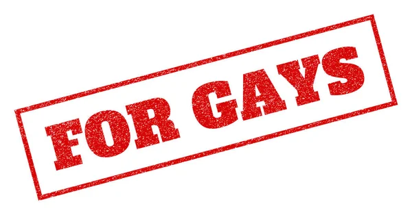 Para Gays sello de goma — Archivo Imágenes Vectoriales