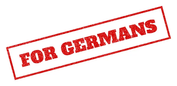 For Germans Rubber Stamp — Stock Vector