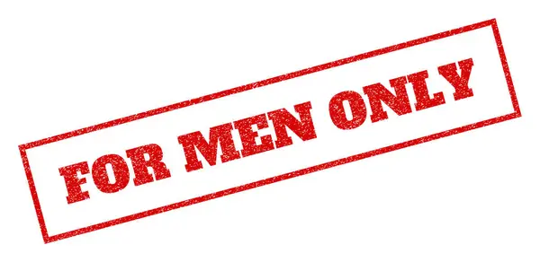 Για τους άνδρες μόνο καουτσούκ σφραγίδα — Διανυσματικό Αρχείο
