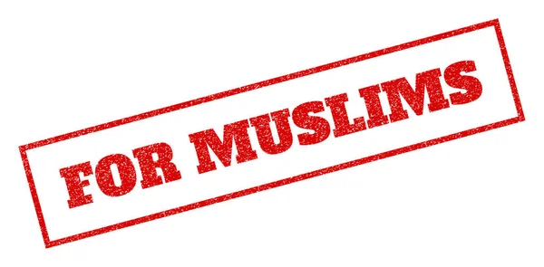 Para musulmanes sello de goma — Archivo Imágenes Vectoriales