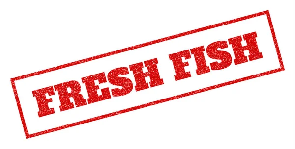 Stempel für frischen Fisch — Stockvektor