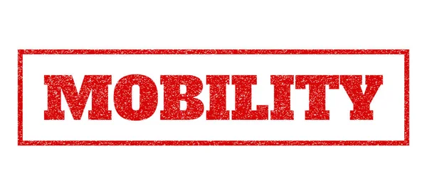 Perangko karet mobilitas - Stok Vektor