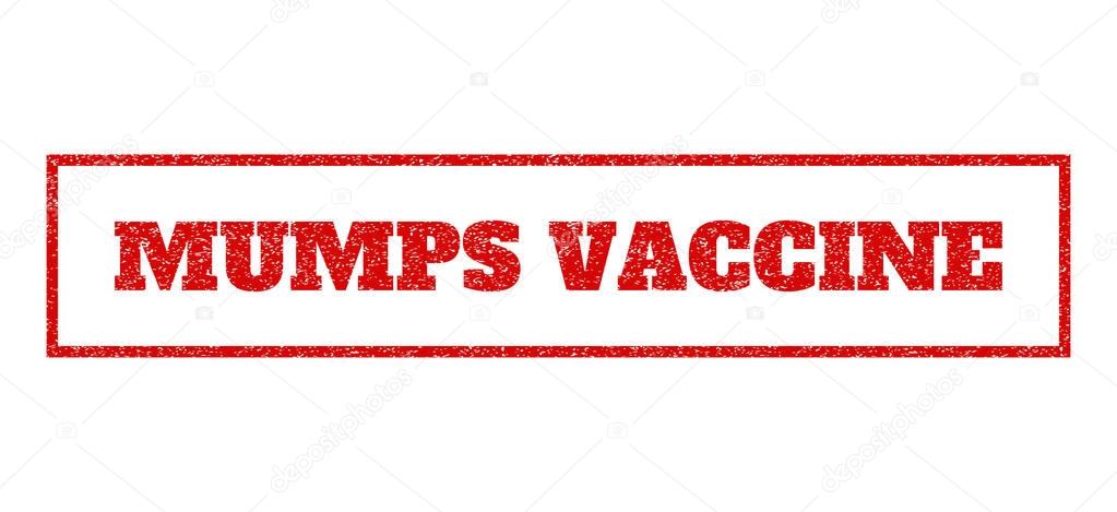Mumps Vaccine Rubber Stamp