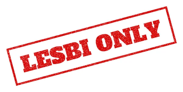 Lesbi Only Rubber Stamp — Stock Vector