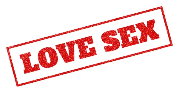 Αγάπη σεξ καουτσούκ σφραγίδα — Διανυσματικό Αρχείο