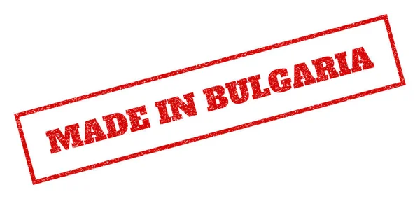 Bulgaristan lastik damgalamak içinde yapılan — Stok Vektör