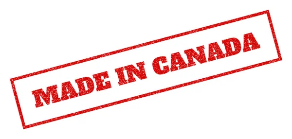 Γίνεται στον Καναδά από καουτσούκ σφραγίδα — Διανυσματικό Αρχείο