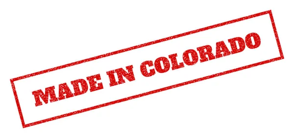 Sello de goma hecho en Colorado — Archivo Imágenes Vectoriales
