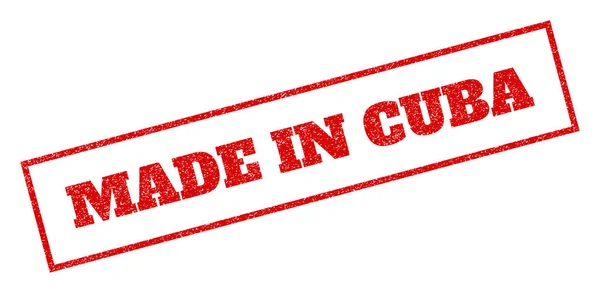 Made In Cuba Rubber Stamp — Stock Vector