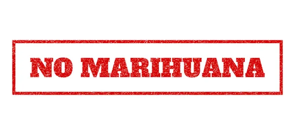 Nessun francobollo di gomma Marihuana — Vettoriale Stock