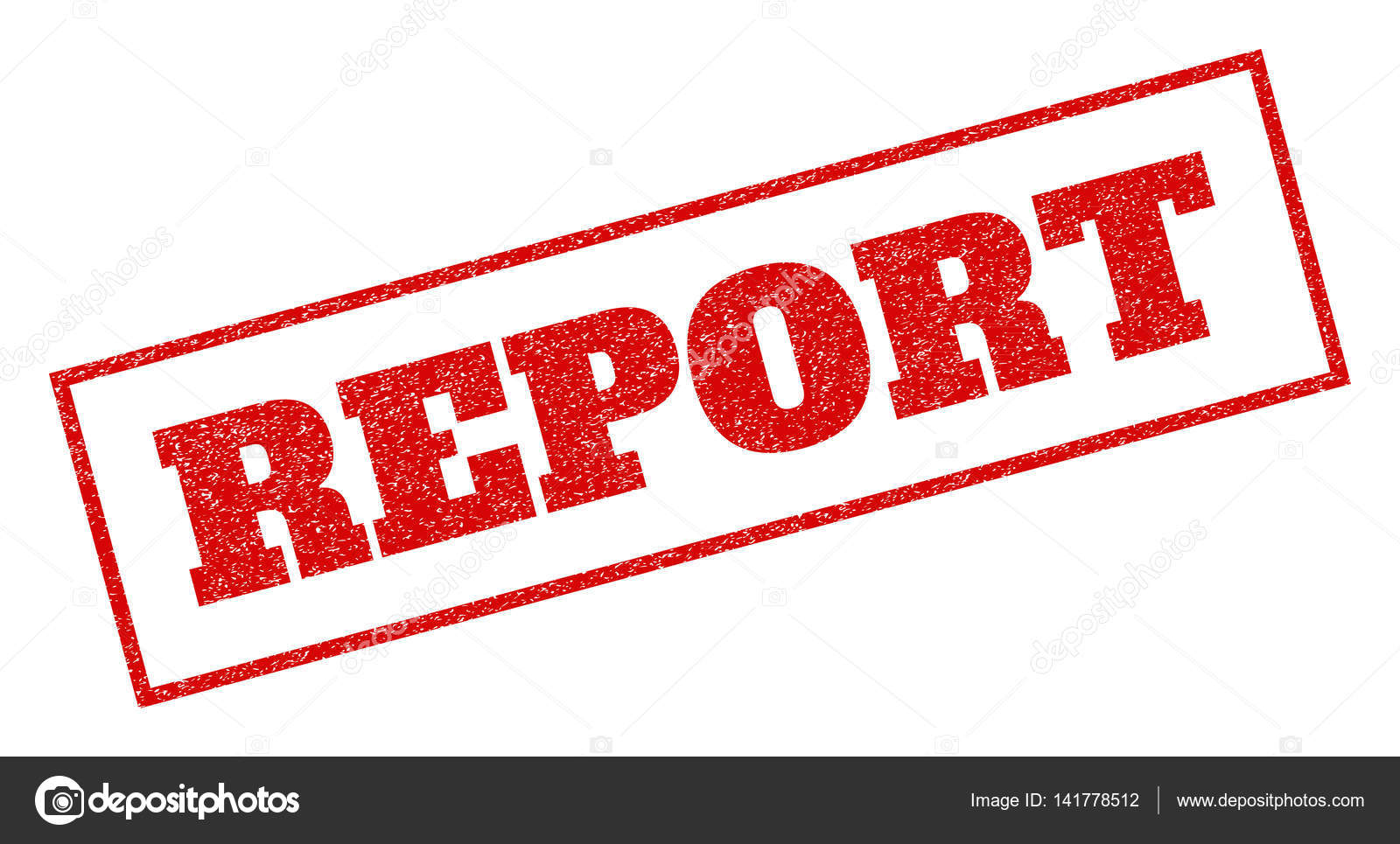 Report Rubber Stamp — Stock Vector © 141778512