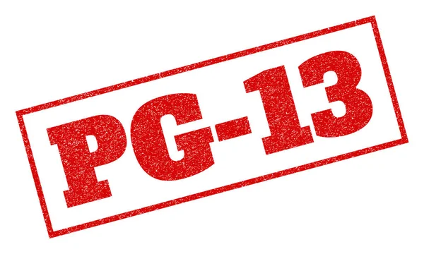 PG-13 gumibélyegző — Stock Vector