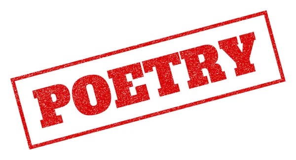 Poezie razítko — Stockový vektor