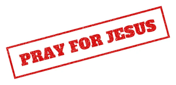 Be för Jesus gummistämpel — Stock vektor
