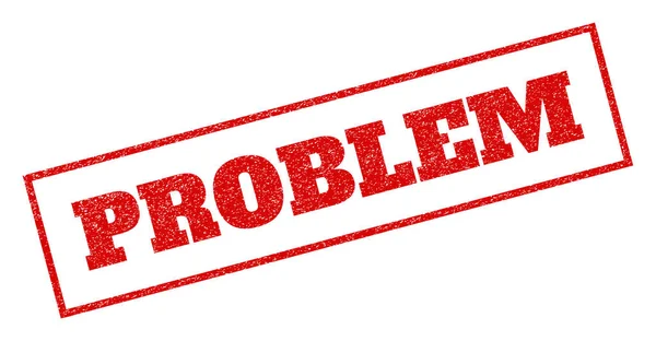 PROBLEMA Sello de goma — Vector de stock