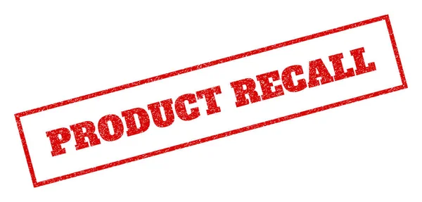 Product Recall Rubber Stamp — Stock Vector
