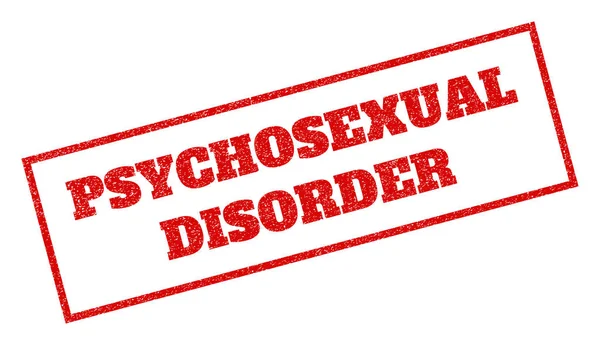 Transtorno Psicossexual Carimbo de Borracha —  Vetores de Stock