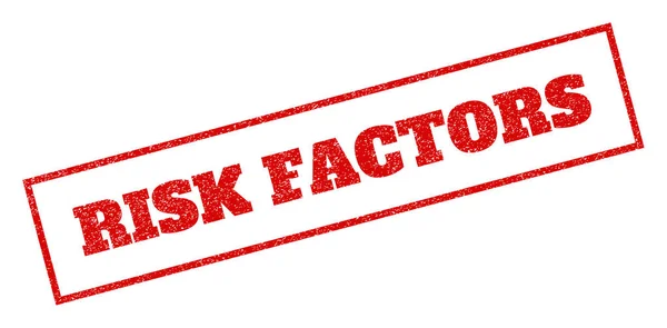 Risk Factors Rubber Stamp — Stock Vector