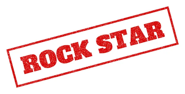 Rock ster Rubberstempel — Stockvector