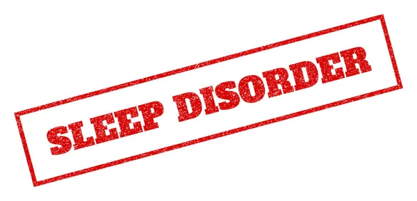 Sello de goma del trastorno del sueño — Vector de stock