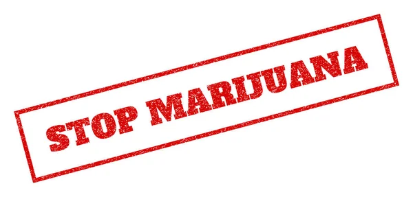 Marihuana-Stempel stoppen — Stockvektor