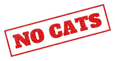 Kediler lastik damga yok