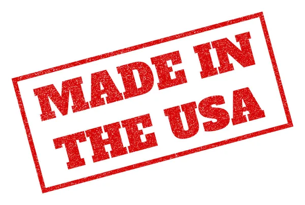 Fabriqué aux États-Unis Timbre en caoutchouc — Image vectorielle