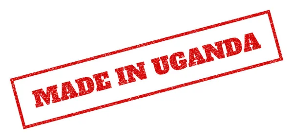 Uganda lastik damgalamak içinde yapılan — Stok Vektör