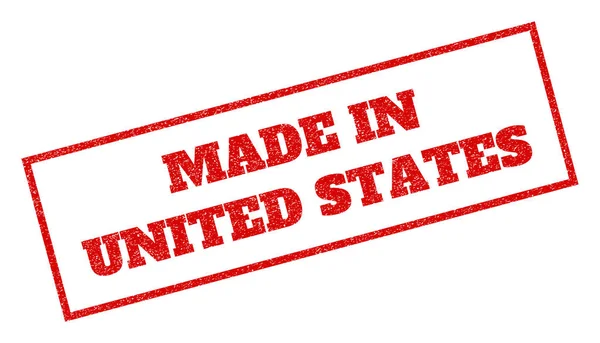 Made In United States Timbro di gomma — Vettoriale Stock