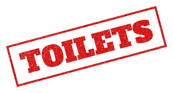 Toiletten mit Stempel — Stockvektor