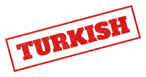 Sello de goma turco — Vector de stock