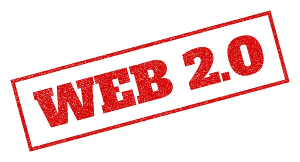 Web 2.0 Carimbo de borracha — Vetor de Stock